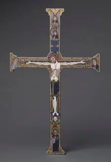 The "Spitzer Cross", c. 1190. Creator: Master of the Royal Plantagenet Workshop (French)