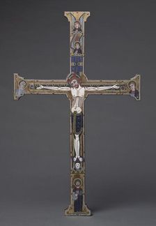 The "Spitzer Cross", c. 1190. Creator: Master of the Royal Plantagenet Workshop (French)