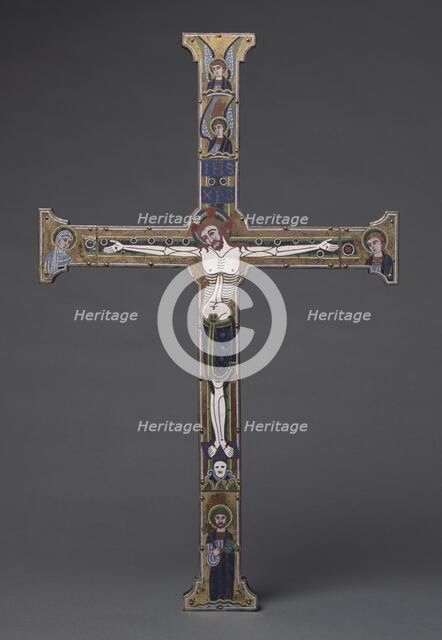 The "Spitzer Cross", c. 1190. Creator: Master of the Royal Plantagenet Workshop (French).