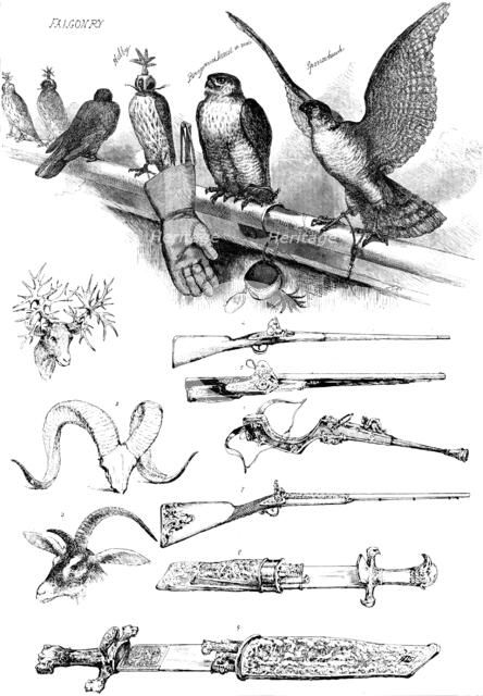 The "Sport and Art" exhibition at the Grosvenor Gallery, 1890. Creator: Unknown.