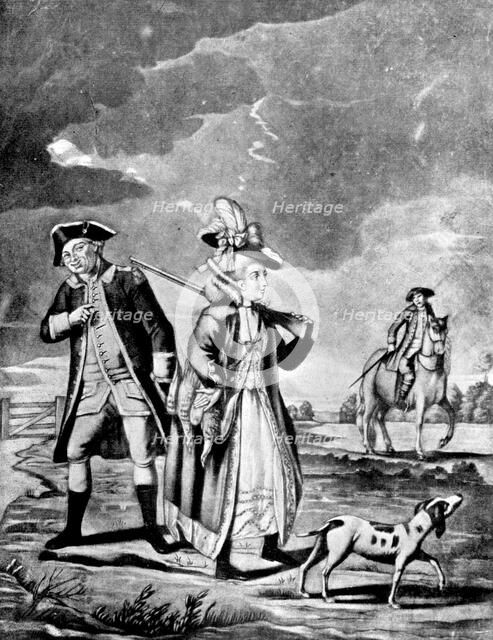 'The Sporting Lady', 1776. Artist: Unknown