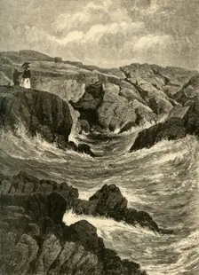 The Spouting Cave 1872. Creator: W. J. Linton