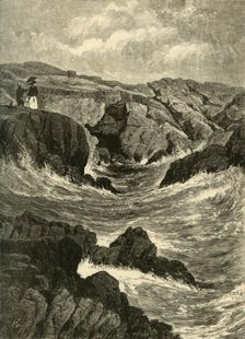 The Spouting Cave 1872. Creator: W. J. Linton