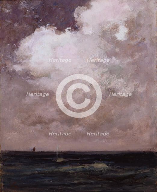 The Spouting Whale, ca. 1870. Creator: William Morris Hunt.