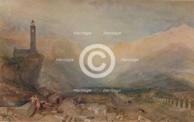 The Splugen Pass', c1841, (1938). Artist: JMW Turner.