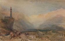 The Splugen Pass c1841, (1938). Artist: JMW Turner