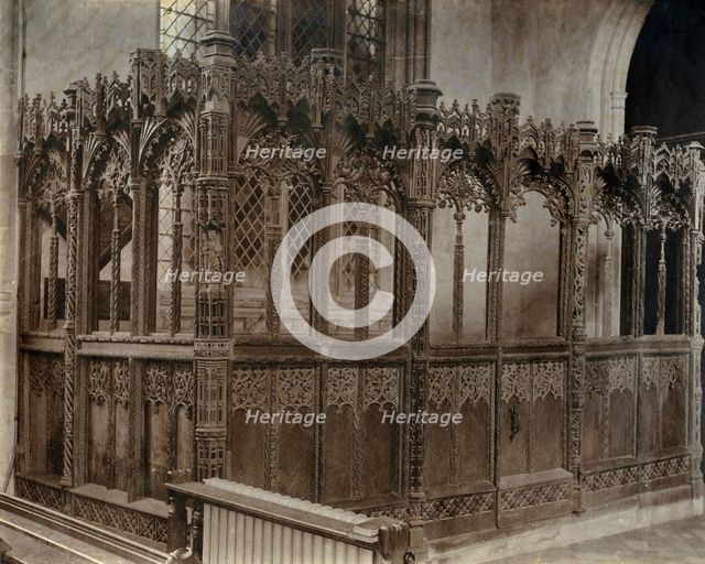 The Spring Chantry in the church of St Peter and St Paul, Lavenham, Suffolk. Creator: Unknown.