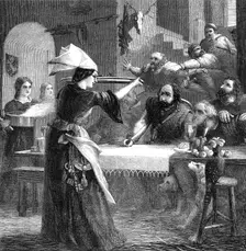 "The Spur in the Dish", by Mr. Bell Scott, 1861. Creator: Unknown