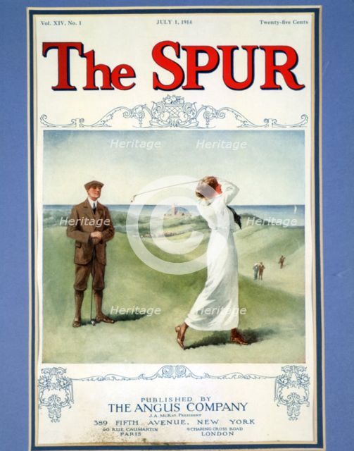 The Spur magazine cover, July 1914. Creator: Unknown.