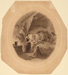 The Squatter's Death, 1859/1861. Creator: Felix Octavius Carr Darley