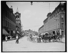 The Square, Bellows Falls, Vt., c1907. Creator: Unknown