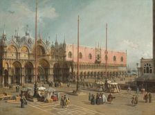 The Square of Saint Mark's, Venice, 1742/1744. Creator: Canaletto