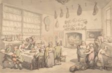 The Squire's Kitchen, late 18th-early 19th century. Creator: Thomas Rowlandson