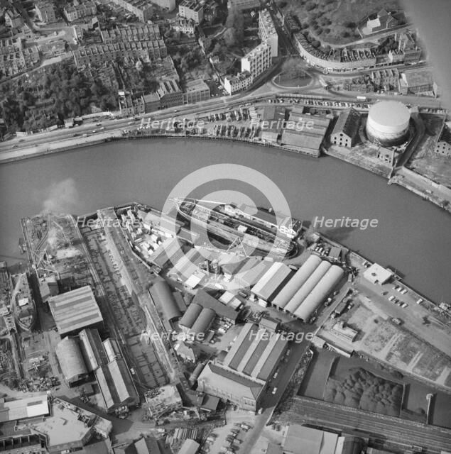 The SS 'Great Britain' in Great Western Dry Dock, Bristol, 1973. Artist: Aerofilms.