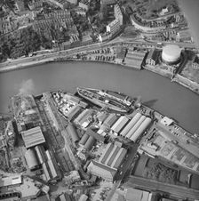 The SS Great Britain in Great Western Dry Dock, Bristol, 1973. Artist: Aerofilms