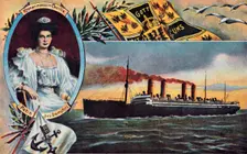 The SS Kronprinzessin Cecilie c1910. Creator: Unknown