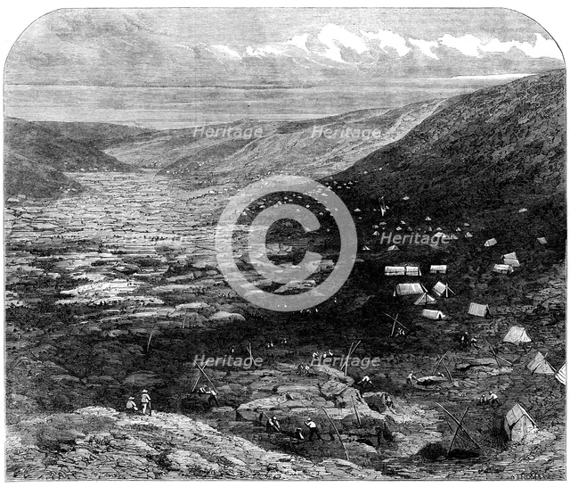 The Tuapeka Goldfields, Otago, New Zealand, 1862. Creator: W Thomas.