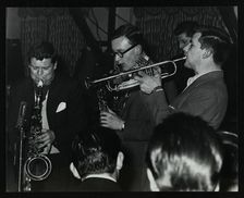 The Tubby Hayes Sextet playing at a modern jazz night at the Civic Restaurant, Bristol, 1955. Tubby Artist: Denis Williams