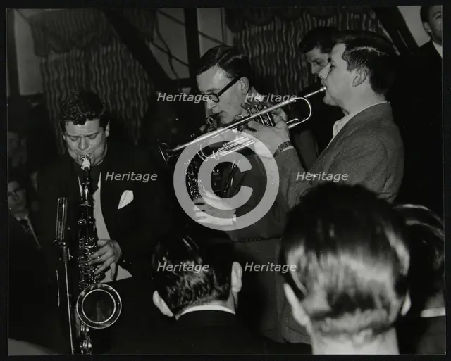 The Tubby Hayes Sextet playing at the Co-op Civic Centre, Bristol, 1950s. Pictured are Tubby Hayes ( Creator: Denis Williams.