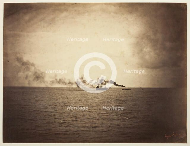 The Tugboat, 1856/57. Creator: Gustave Le Gray.