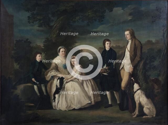 'The Tudor Family', 1761-1791. Artist: Pierre Etienne Falconet.