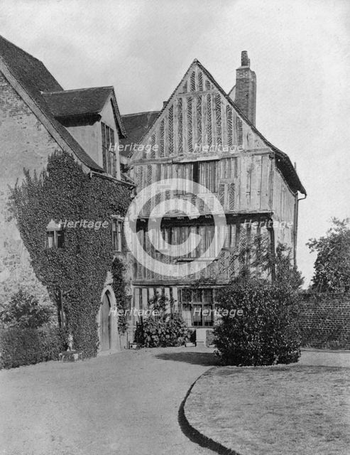 The Tudor wing, Beeleigh Abbey, near Maldon, Essex, 1924-1926.Artist: RE Thomas