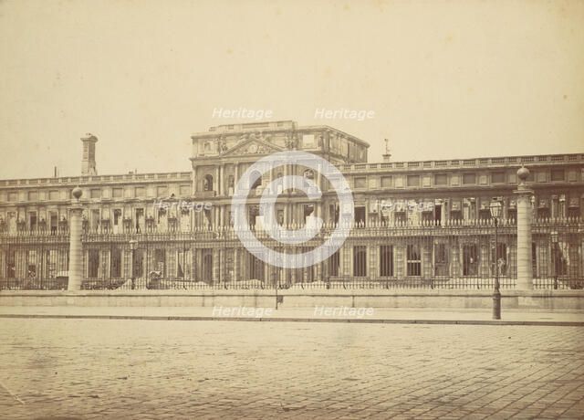 [The Tuileries after the Commune], 1871. Creator: Hippolyte-Auguste Collard.