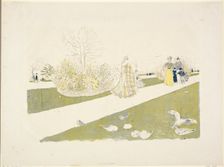 The Tuileries Garden, 1896. Creator: Edouard Vuillard