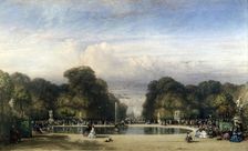 The Tuileries Gardens 1858. Artist: William Wyld