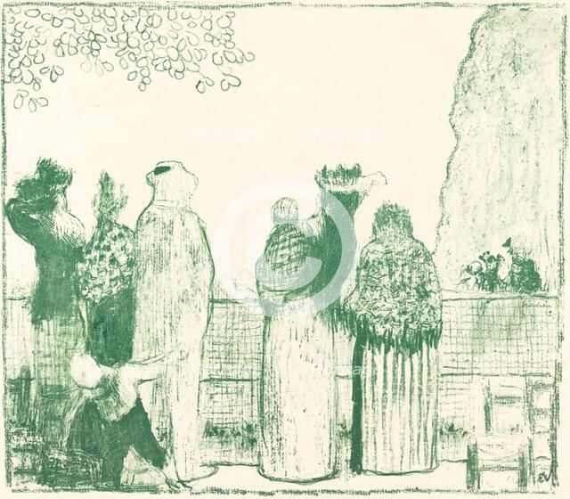 The Tuileries Gardens, 1895. Creator: Edouard Vuillard.