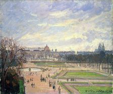 The Tuileries Gardens 1900. Creator: Pissarro, Camille (1830-1903)