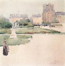 The Tuileries Gardens 1915. Artist: Eugene Bejot