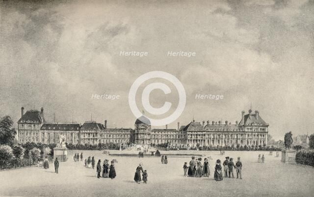 'The Tuileries Palace from the Gardens', 1915. Artist: Unknown.