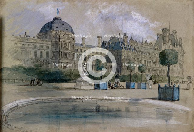 The Tuileries, Paris, France, 1846. Artist: Sir John Gilbert