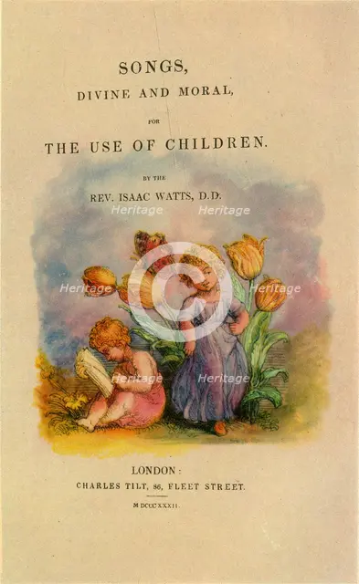 'The Tulip and the Butterfly Appear in gayer Coats than I', 1832, (1947). Creator: Unknown.