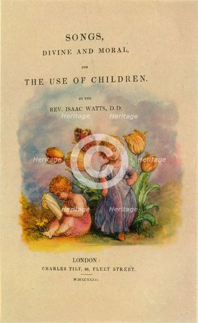 'The Tulip and the Butterfly Appear in gayer Coats than I', 1832, (1947). Creator: Unknown.