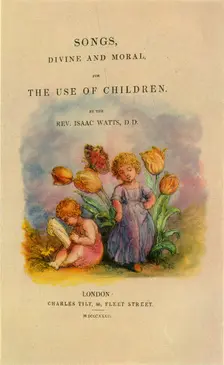 The Tulip and the Butterfly Appear in gayer Coats than I 1832, (1947). Creator: Unknown