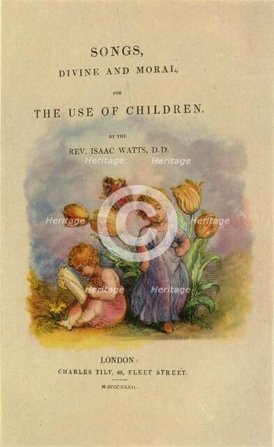 'The Tulip and the Butterfly Appear in gayer Coats than I', 1832, (1947). Creator: Unknown.