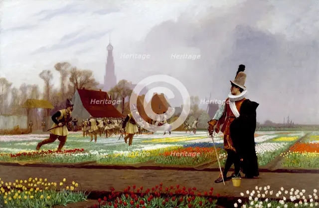 The Tulip Folly, 1882. Creator: Jean-Leon Gerome.