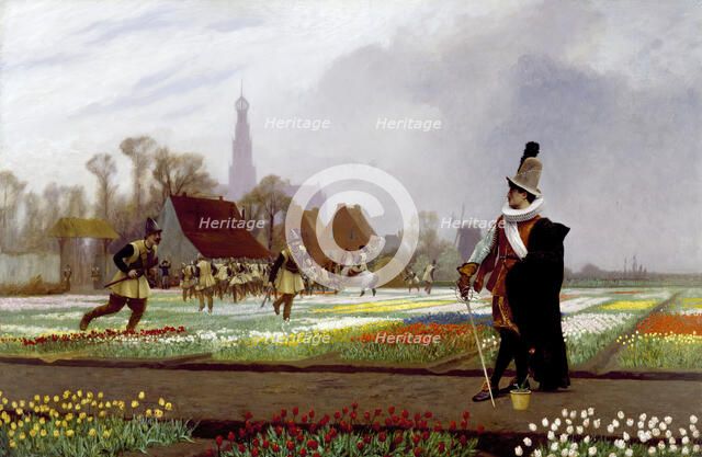 The Tulip Folly, 1882. Creator: Jean-Leon Gerome.