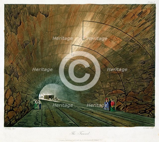 'The Tunnel', 1831. Creator: Henry Pyall.