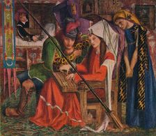 The Tune of Seven Towers 1857. Artist: Dante Gabriel Rossetti