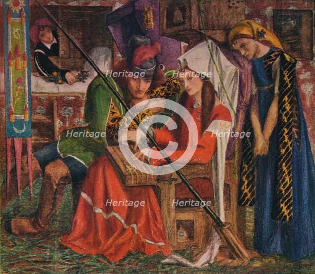 'The Tune of Seven Towers', 1857. Artist: Dante Gabriel Rossetti.