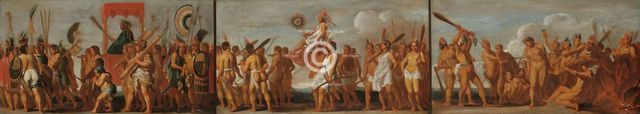 The Tupinambá’s Treatment of Prisoners of War, c.1630. Creator: Anon.