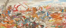 The Turmoil of Conflict (Joan of Arc series: IV), c. late 1909-early 1913. Creator: Louis Maurice Boutet de Monvel