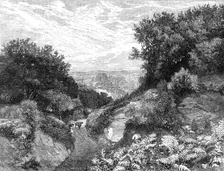 The Turner Gold Medal Prize Landscape, by F. Walton, 1864. Creator: Mason Jackson