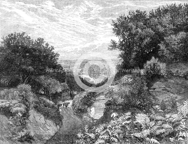 The Turner Gold Medal Prize Landscape, by F. Walton, 1864. Creator: Mason Jackson.