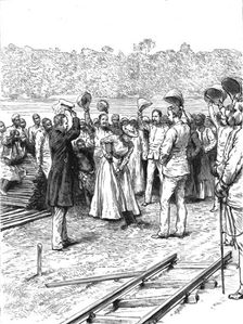'The Turning of the First Sod of the Imperial British East Africa Company's Railway, which is to ex Creator: Unknown