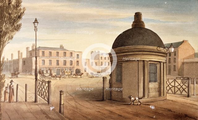 The Turnpike on New Kent Road, Southwark, London, (1825?). Creator: G Yates.