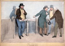 The Turnstile, A Picturesque Simile 19th century. Artist: John Doyle